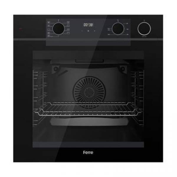 QEP64CS Siyah FryArt-Steam Ankastre Fırın